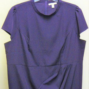 Women's Lark & Ro Size 24 Dress - Eggplant
